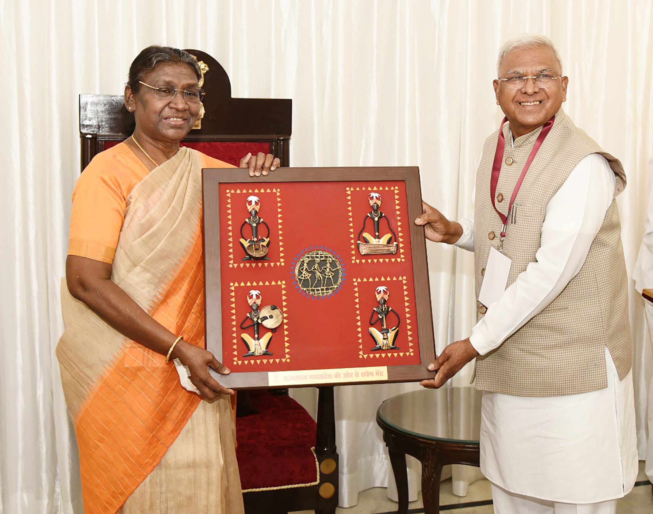 Governor Mangubhai Patel at official function